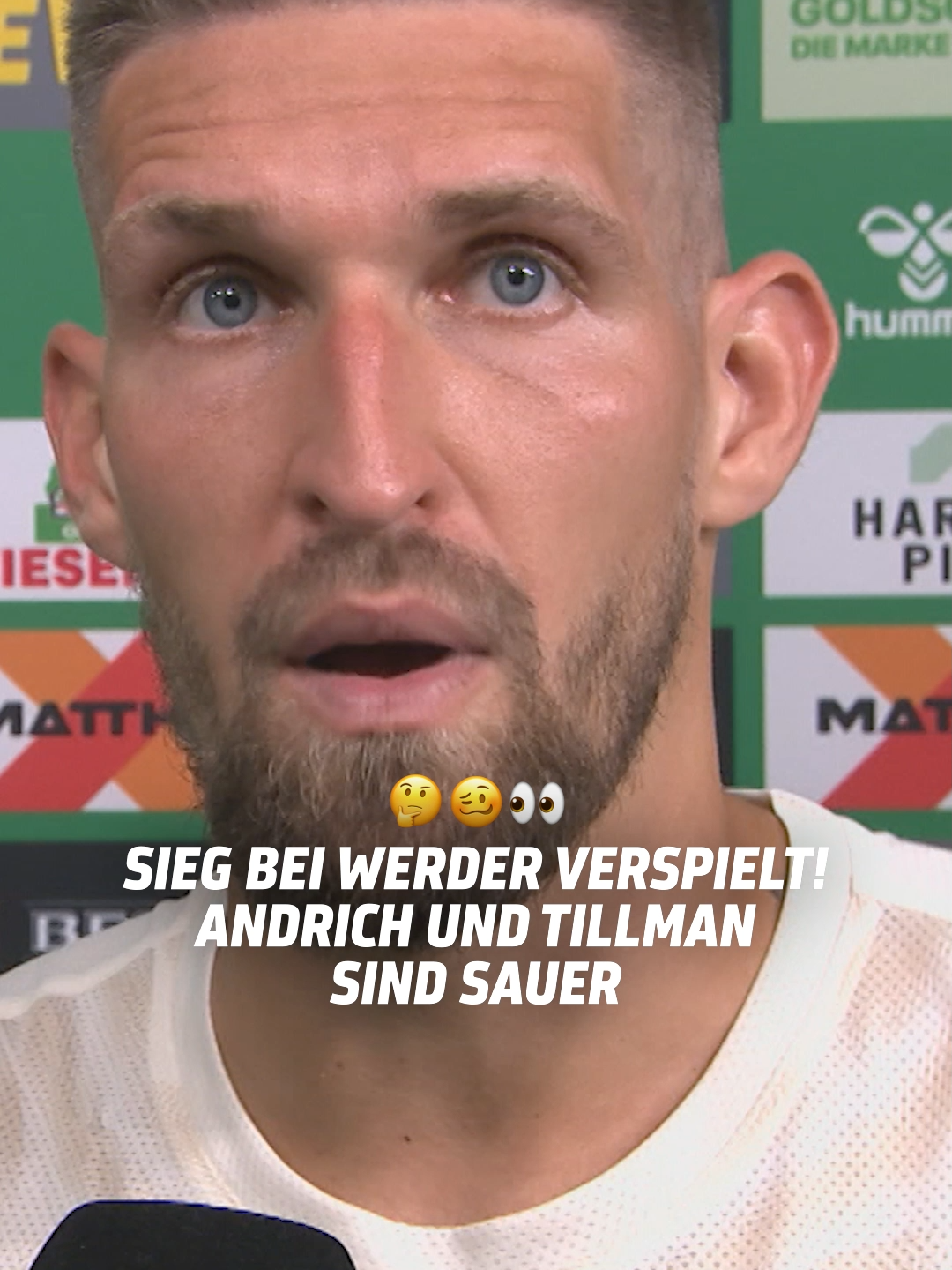 Bayer 04 Leverkusen steht auch nach dem zweiten Spieltag in der Bundesliga ohne Sieg da – gegen Werder Bremen verspielte die Werkself eine 3:1-Führung, dabei waren die kriselnden Bremer ab der 63. Minute sogar in Unterzahl! Kapitän Robert Andrich und Neuzugang Malik Tillman sind nach dem Remis unzufrieden. 😮 #sport1news #sport1 #bundesliga #werderbremen #bayerleverkusen #werder #leverkusen #andrich #tillman