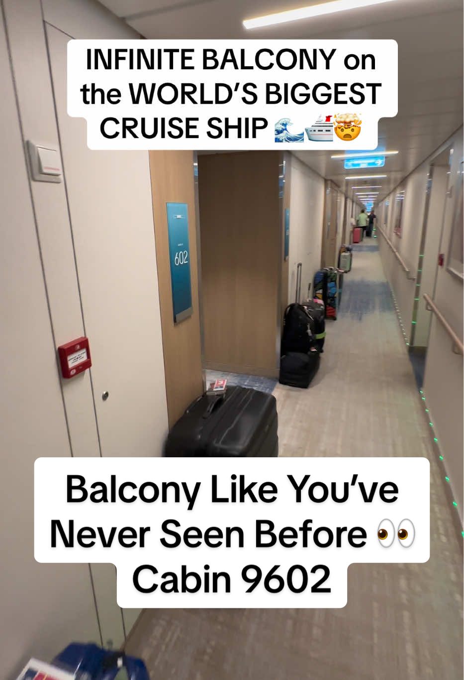 Step inside the Icon of the Seas and check out one of the most unique cabins at sea… the infinite oceanview balcony cabin 9602! On the world’s largest cruise ship, the balcony literally becomes part of your room with the touch of a button. Would you stay here? 👀#IconoftheSeas #CabinTour #cruiseship #CruiseReview #RoyalCaribbean 