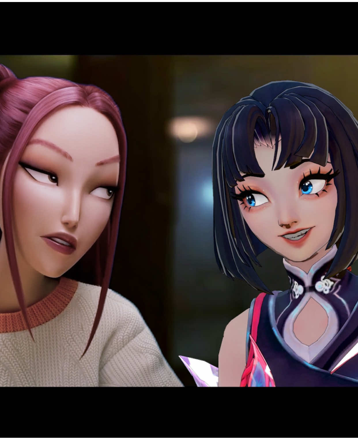 If she across multiverse..any ideas? #animation #3dblender #zhuxin #vertextzy #kpopdemonhunters 