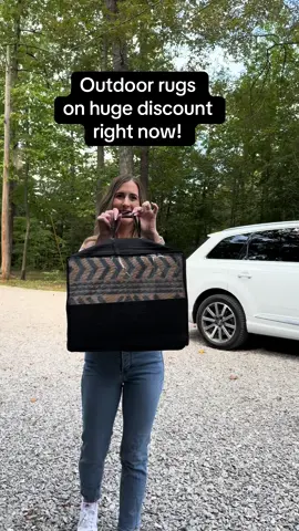 These outdoor rugs are on a huge discount right now! These are waterproof and UV proof. I was most impressed with how easy this rug is to store! They also have different patterns to choose from. They are linked in the cart! #outdoorrug #labordaysale #camping #porchdecor #camperlife @MontVoo Rugs 