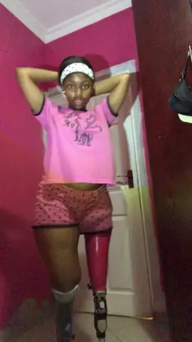 need a dancing partner asap! follow me for more💕. ft.pink pyjamas #disability #mukundi2cool #foryoupage #viral #dancer 