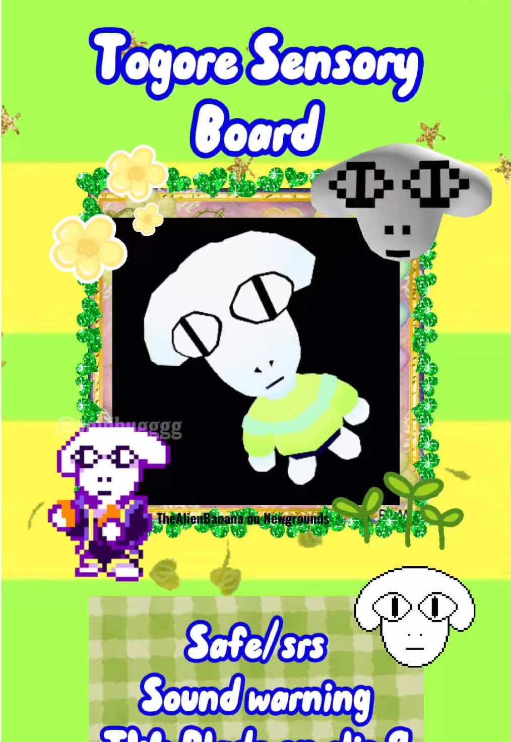 🤍★Togore Dreemurr stim/sensory board★👁️👁️ (Lil break from requests for Togore. Live laugh love Togore.) [TAGS] #undertale#deltarune#stimboard#stimboardsafe#togore