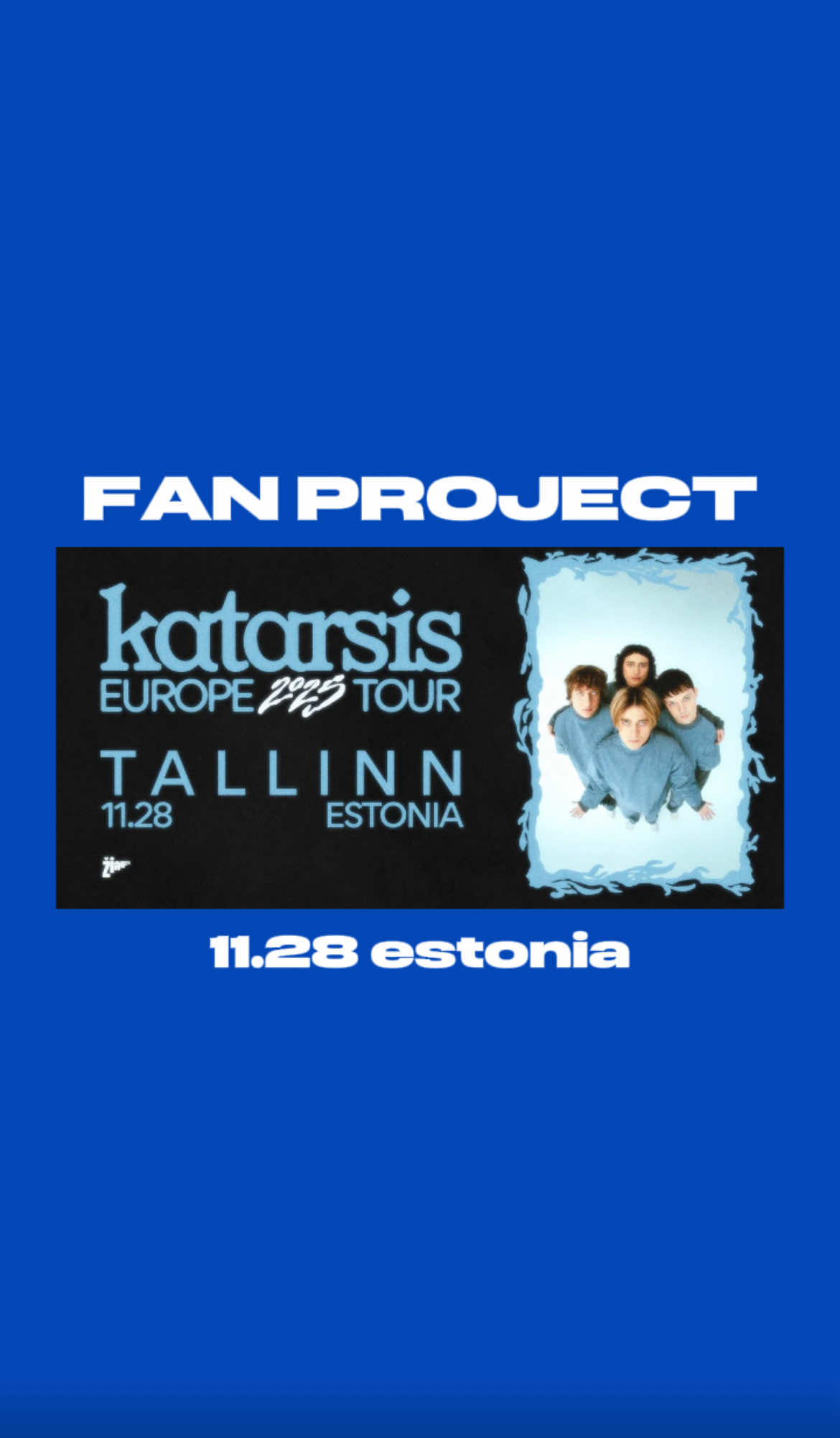please share and repost💋 to boost this video comment “💙” ESTONIAN TRANSLATION: Hei! Kas lähed 28. novembril Katarsise kontserdile Eestis? Kui jah, siis kuula! Mina ja mu sõber korraldame fänni projekti, et muuta see õhtu veelgi unustamatumaks. Kõik, mida sa pead tegema, on sellest pildist ekraanipilt tegema ning kontserdipäeval selle avama (“Tavo Akys” ajal), telefoni heledust põhja keerama ja lava poole hoidma. Palun jaga ja postita uuesti, et jõuaksime võimalikult paljude inimesteni. Aitäh — ja näeme seal!  #katarsisfanproject #katarsis  #katarsiseuropetour #lukasradzevicius #emilijakandrataviciute #alanasbrasas #jokubasandriulis #lithuania #estonia #tallinn #fanproject #fyp #foryoupagee #foru #viral #goviral #xyzcba #blowup @🎸 