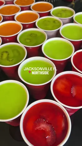 $1 no fruit | $1.75 w fruit  Peach mango  Green berry  Strawberry 