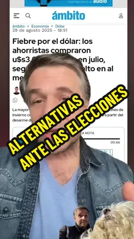 Alternativas para cuidar tu plata antes de las elecciones  #FinanzasPersonales #inversiones #pesos #dolar #cauciones 