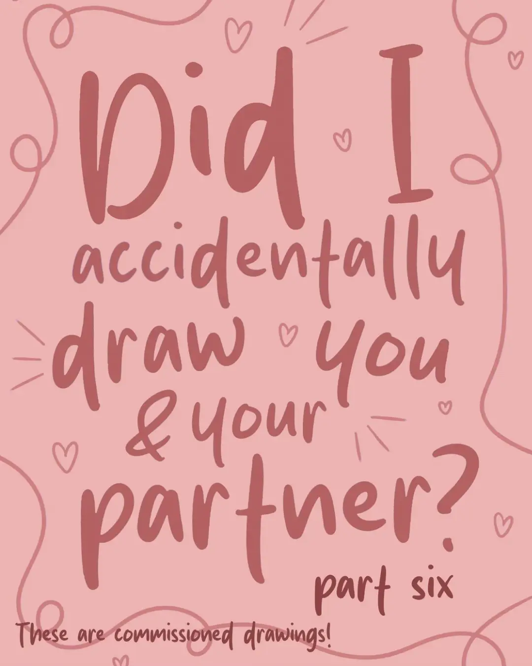 Did I accidentally saw you & your partner?🫶🏻part 6! All of these are commissions from my lovely customer’s 💗 #fyp #illustration #digitalartist #couple #drawings 