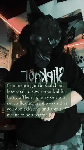 Saying it louder for the people in the back . . . . #alternative #alterhuman #furry #trans #wolf 