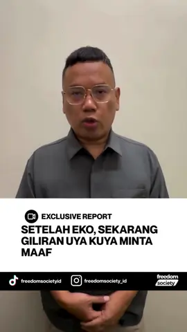 Menyusul Eko, giliran Uya Kuya yang meminta maaf di instagram pribadi miliknya #freedomsociety #demo #dpr 