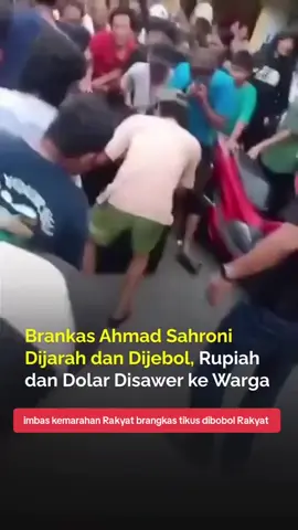 Berita terbaru terupdate hari ini Brangkas Ahmad Sahroni anggota DPR-RI dibobol Rakyat!!!