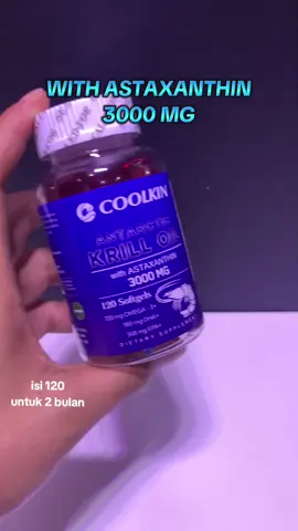 coolkin astaxanthin 3000 mg #coolkin #krilloil #astaxanthin #omega3 #promomakangajian 
