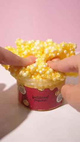 popcorn slime 🍿what is the last movie that you watched? 😛 #slime #slimeasmr 