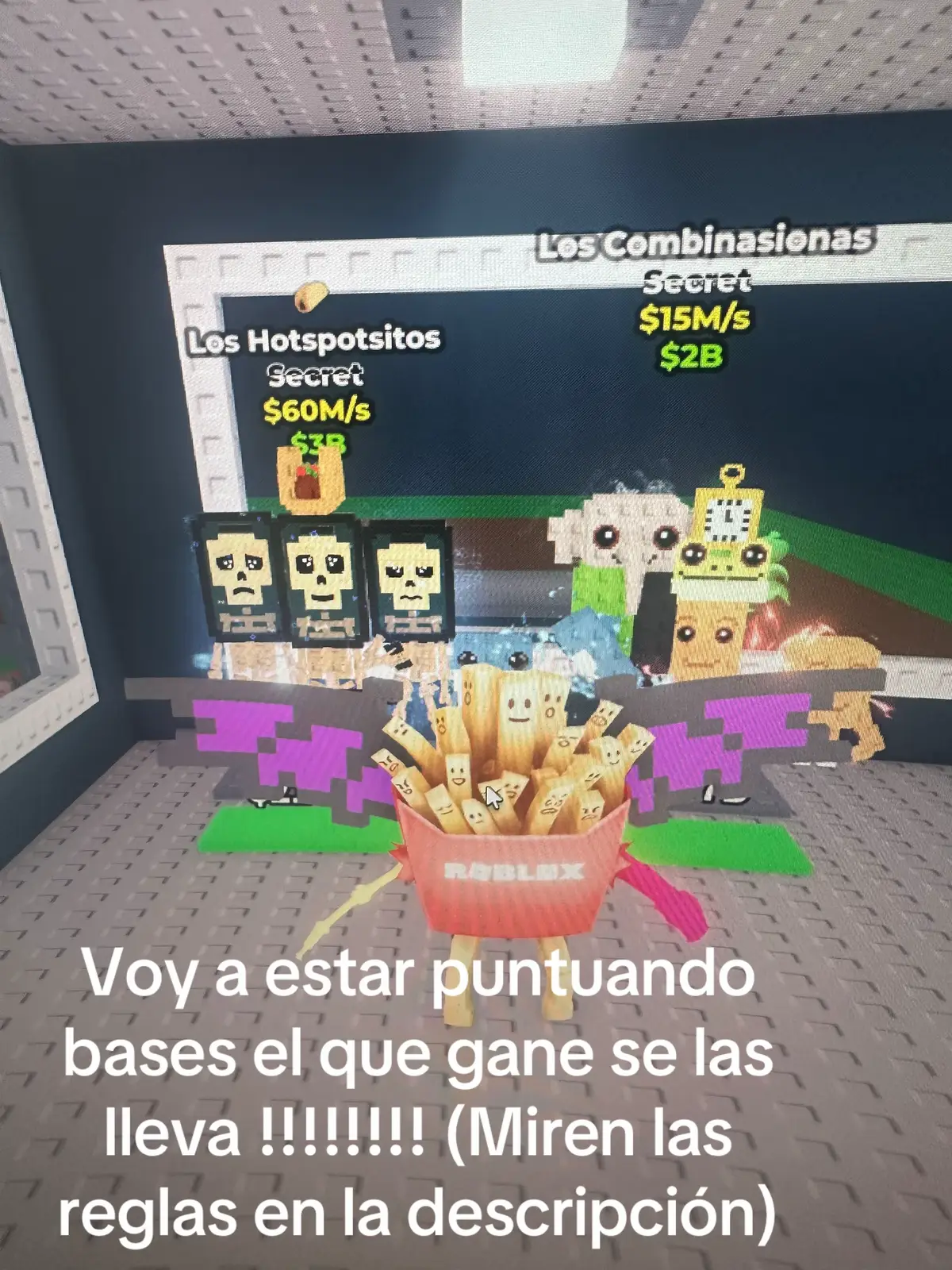 Paso 1: seguirme  Paso 2:escribirme y agregarme en Roblox  Paso 3: meterte a mi server para puntuarla #fyp #fyyyyyyppppppppp #foryoupage #stealabrainot #robloxfyp 