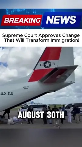 SUPREME COURT APROVES CHANGE THAT WILL TRANSFORM INMIGRATION! #news #eua #breakingnews #usa🇺🇸 #us #LearnOnTikTok #trump 