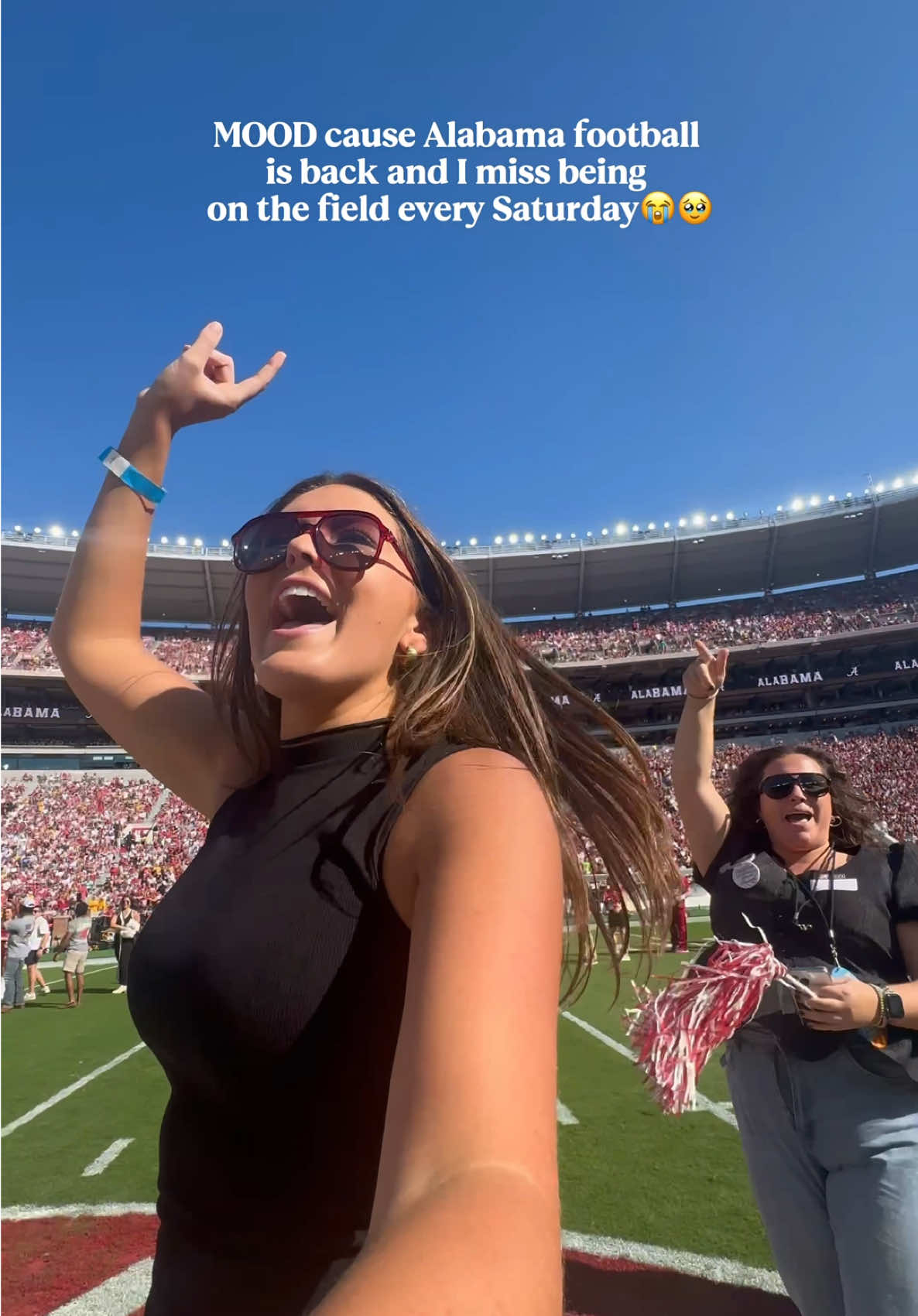 ROLL TIDE BABY!!!! Ready for this season and miss my pal!!!🥹❤️🐘 #alabamafootball #rolltide #mascot #bama #alabama 