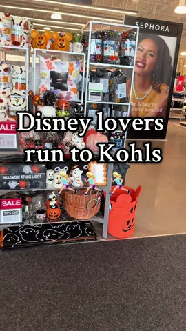 Disney lovers run to Kohls to get Halloween Mickey decor 🫶🏼🤭  #mickeymouse #disney #halloween #fyp #momtok 