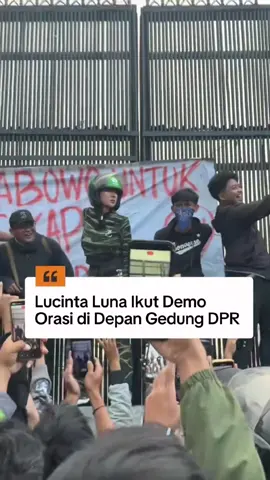 Lucinta Luna membara 🔥 #lucintaluna #demo #dpr #viral #fyp 