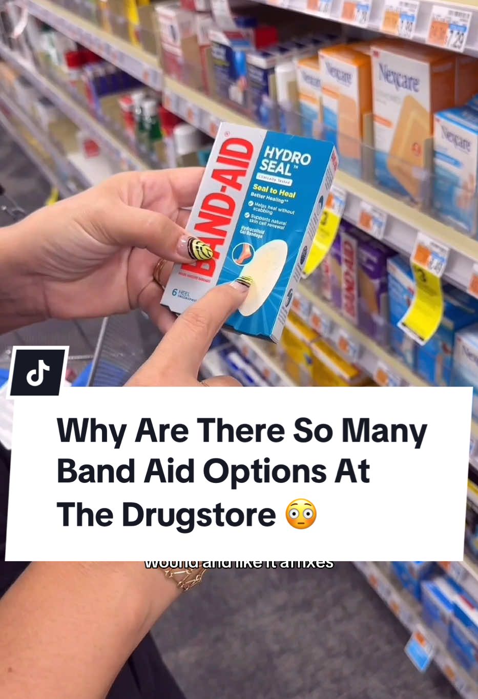 I stepped away from wifey for two seconds at @CVS Pharmacy and she got lost in the Band Aid aisle 😅 To be fair, there are probably TOO many options for this category but I tried to help break it down a little for her, and for all of you! We ended up just getting the value pack, typical TLL shopping experience in the drugstore. Are you a Christina or an Alexis in this situation? 😂 #thelipsticklesbians #drugstoremakeup #couples #beautycommunity #makeup 
