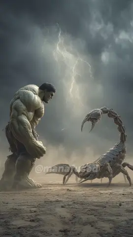 HULK x SCORPION HYBRID 💀 #aifusion #ai #midjourney #fusion #hybrid 
