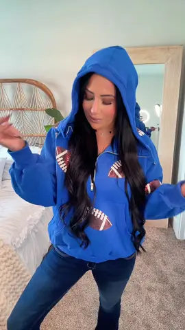 Women’s Football Sweatshirt Hoodie Game Day Pullover #footballsweatshirt #footballhoodie #womenssweatshirt #gamedayoutfit #sportsfashion 