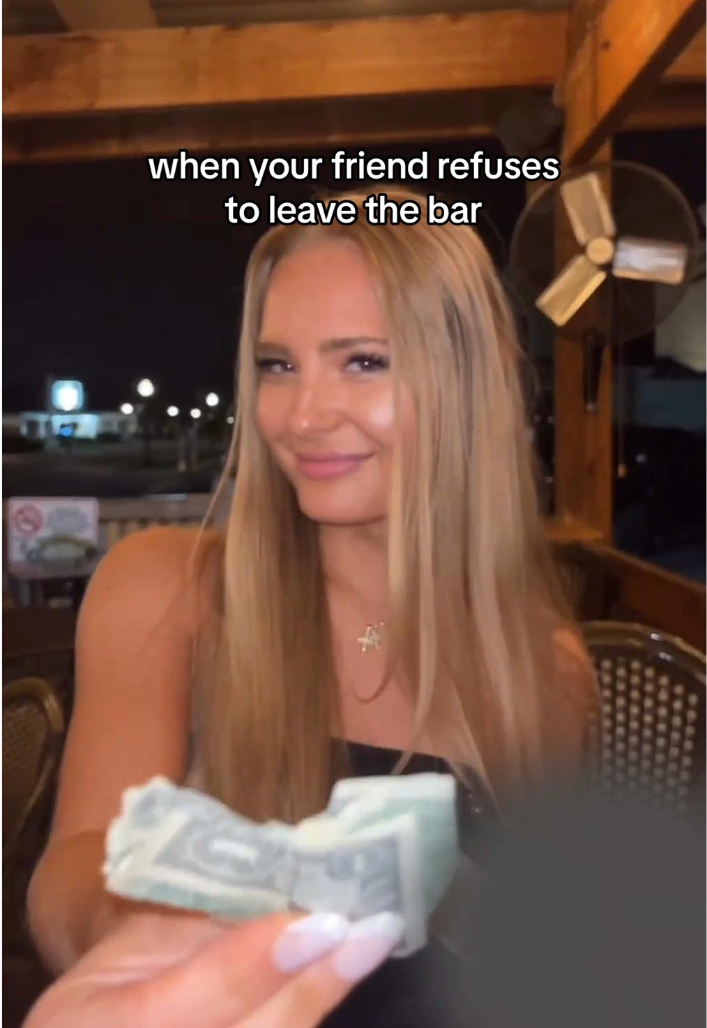 it’s like the worlds ending when you mention going home😅 #friends #bar #nightout #relatable #comedy