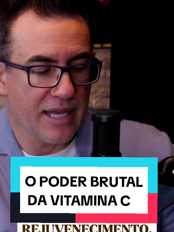 O PODER BRUTAL DA VITAMINA C PAR O REJUVENESCIMENTO  Dr. Tiago Rocha  #rejuvenecer #vitaminac #saude #oxidante #antioxidante 