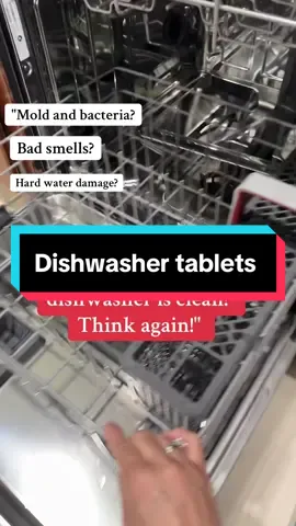 Get rid of the mold smell clean your dishwasher every 2 weeks #dishwashertablets #mold #cleaning #KitchenHacks @USEACTIVE 