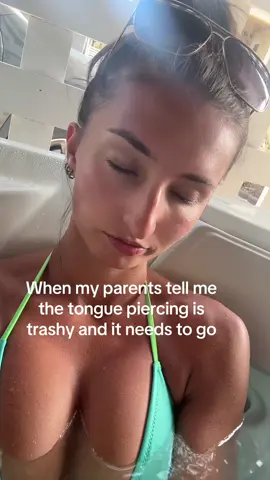 she’s staying idc #tonguepierced 