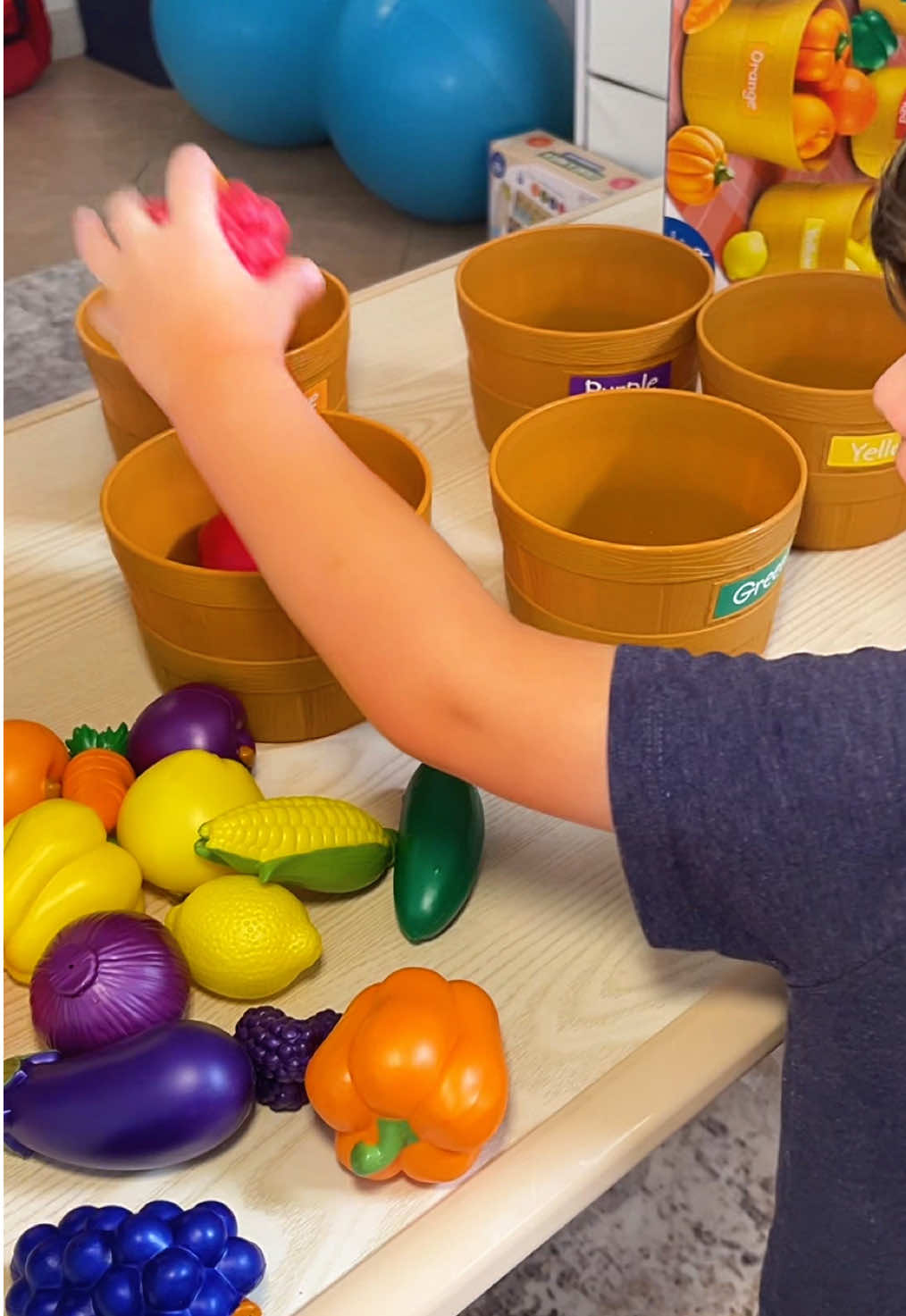 So many ways to play and learn! #toys #toysforkids #toysoftiktok #toyfood #toddlertoys #toddler #learningtoys #sortingtoys #mom #MomsofTikTok #momlife 
