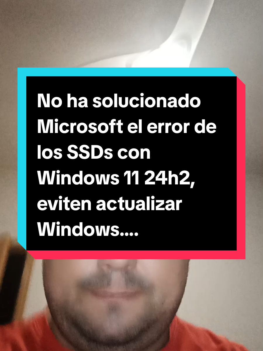 Respuesta a @m_vf04No ha solucionado Microsoft el error de los SSDs con Windows 11 24h2, eviten actualizar Windows de momento.. #windows #windows11ssd #windows11 #windows11fix #hardwarejavix 