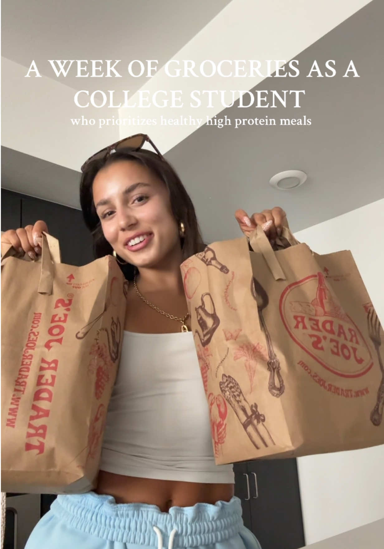 i 🤍 trader joe’s.  #groceryshopping #healthy #inspo #college #sdsu 