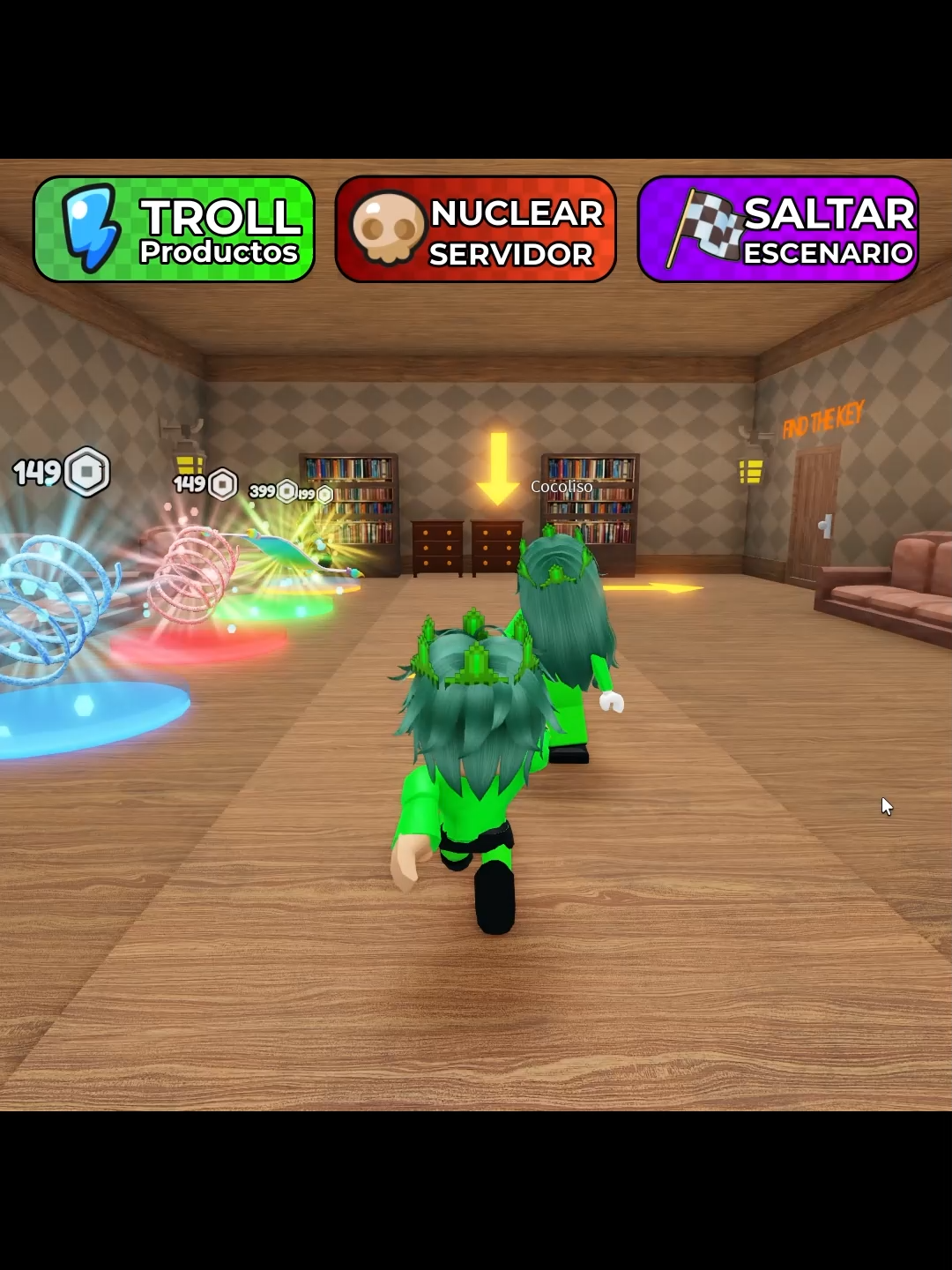 Juego: ESCAPAR DEL SÓTANO DE POPSTER BARRYS (OBBY) #roblox #asmr #asmrsounds #escapeobby #randy