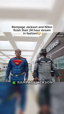 Rampage Jackson and N3on finish their 24 hour stream in fashion!😳#fyp #rampagejackson #n3on #funny 
