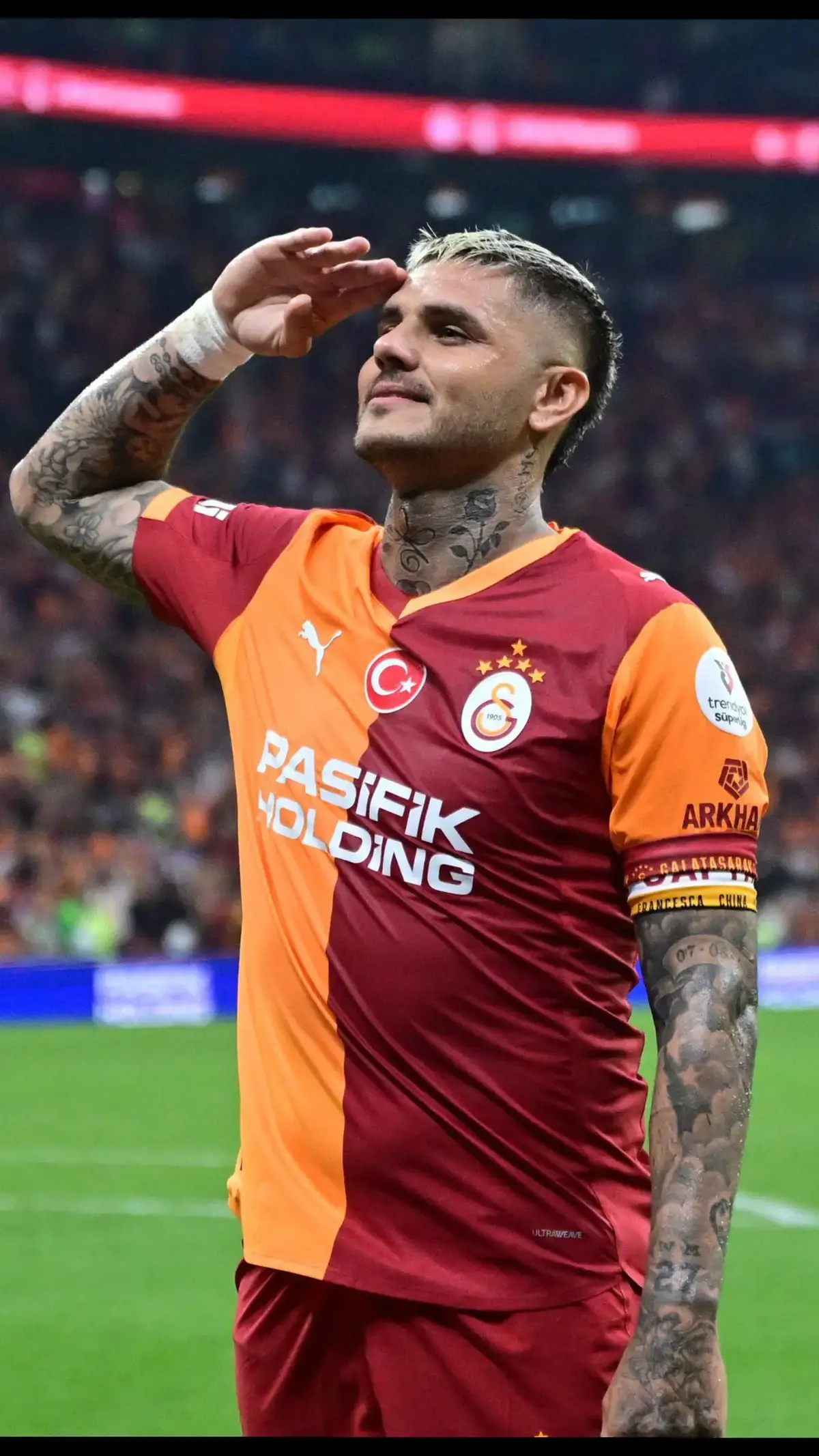Mauro İcardi'den Asker selamı...🫡#icardi 