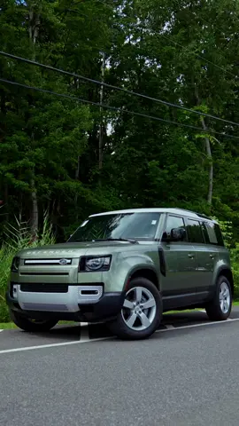The Defender stands bold in Pangea Green. #Defender