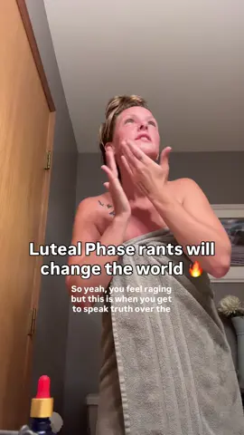 They taught us like it was a syndrome. Nah babe, it’s a superpower. Primal Medicine of Self. Get used to it. 💅🔥 #millenialmom #wombwisdom #lutealphase #sacredrage #perimenopause 