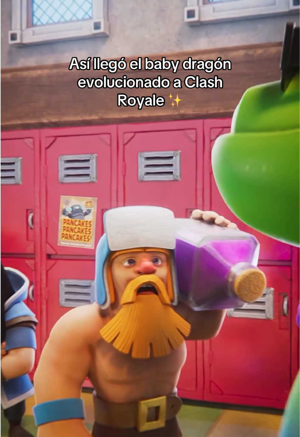 Así llegó el baby dragón evolucionado a Clash Royale ✨ #clashroyale #clipclashroyale #trailerclashroyale #clashroyal #babydragon