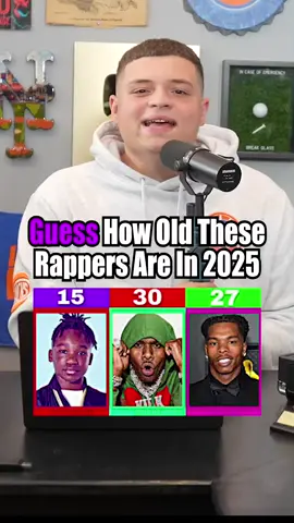 Guess How Old These Rappers Are In 2025? #fyp #rap #music #eminem 