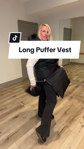 Give me all the vests!  Long vests, even better! #puffervest #vest #jacket #tiktokshoplabordaysale #fyp 