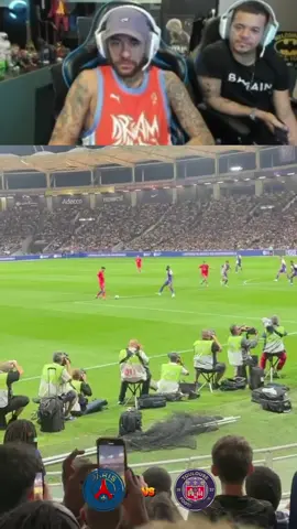 Neymar watched PSG vs Toulouse #joaoneves #goal #footballtiktok #highlights #fyp #ligue1 #dembele #ousmanedembele #neves #toulousefc #psg #reaction #kvaratskelia #doue #barcola