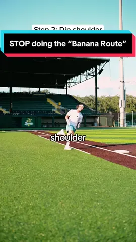 STOP doing the “Banana Route”.  Try this instead ✅ #baserunning 