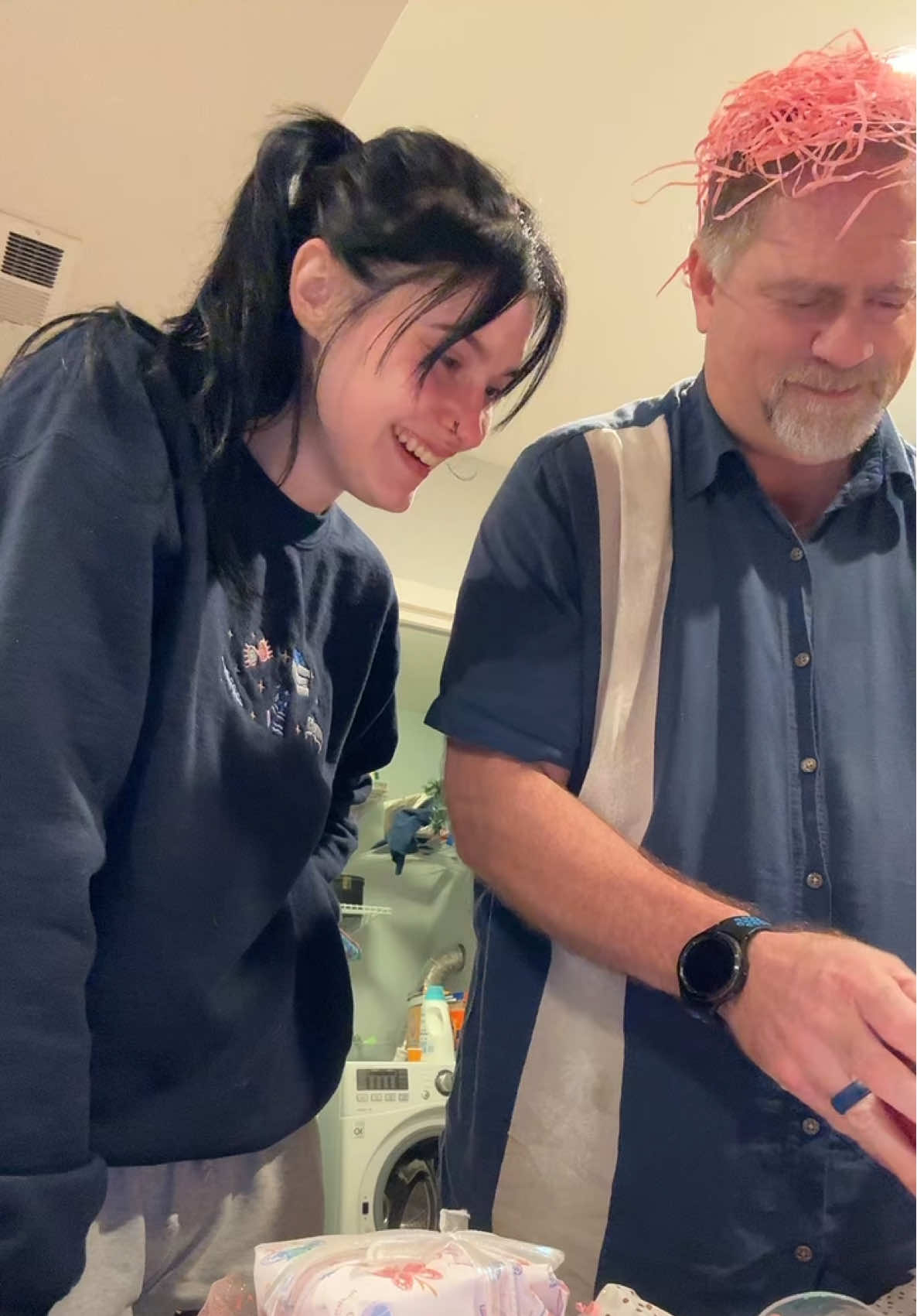UNBOXING WITH MA DAD!! @RizzlesTreasuresTrinkets @Irv #mysteryjewlerygirl #fypシ゚viral #alttiktok #trendingvideo #mysteryjewelryjar 