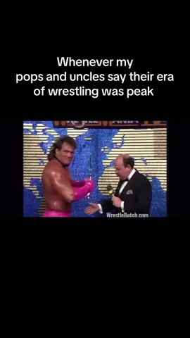 The last guy was not talking about wrestling 