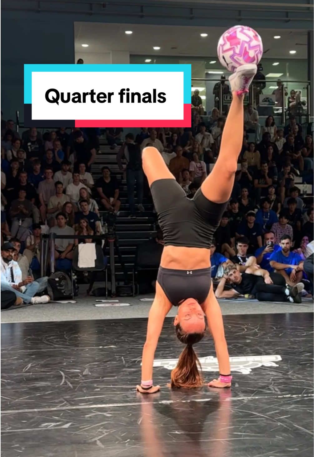 Quarter finals 💖⚽️  @The WFFA #freestyle #freestylefootball #competition 