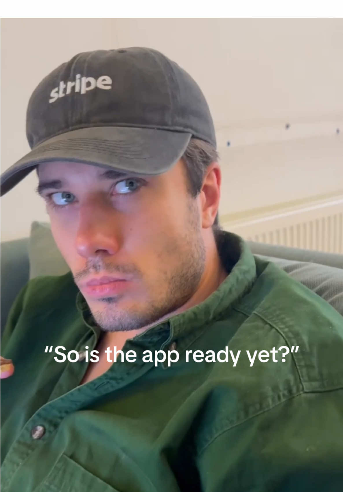 When the CEO checks in : “So are we ready for a live product demo?” “Is the app in production?” “Can you show it to me?” CTO gonna be coding all night. Follow the startup chaos journey 👉 Inseparable from his @Stripe cap #fyp #startuplife  #startups #developers #productmanager