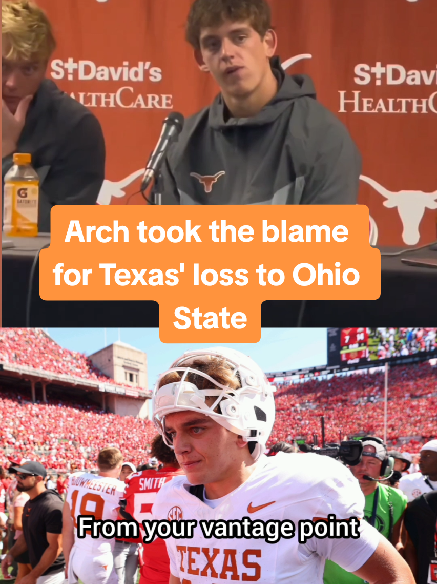 Arch Manning spoke after his first start of 2025 (via CJVogel_OTF | X)  #archmanning #texas #ohiostate 