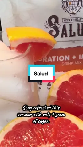 each serving contains 10 cal of only 1 g of sugar. Salud formulas are vegan gluten-free non-GMO and have no artificial dyes. @@Taste Salud##tiktokshoplabordaysale##tiktokshopcreatorpicks##hydration##aguafresca##salud