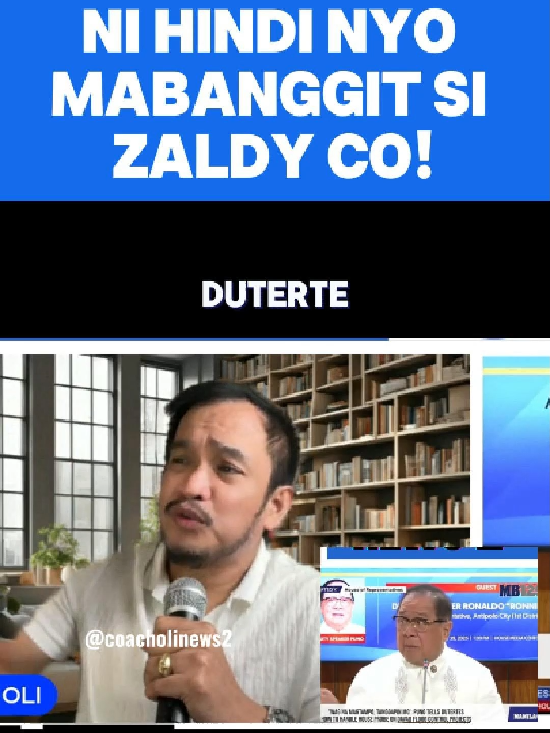Ni hindi nyo mabanggit si Zaldy Co! #coacholinewsph #coacholinews2