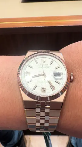 Rolex Land Dweller EverRose & White Honey Dial 40 mm #rolex 
