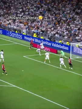 What a block🤯 #fyp #foryou #football #realmadrid #carreras