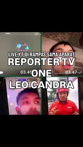 Reporter Resmi TV ONE Leo Chandra di serang aparat, Live Di Youtube nya di Hapus Oleh Aparat!!!!  #wartawan #tvone #leochandra #demo #indonesia